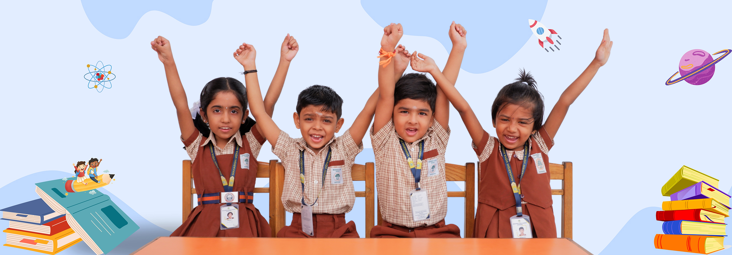 Children thumbs-up